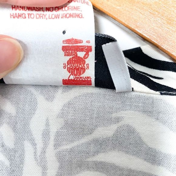 Vintage Eighties Ribkoff Zebra Print Cropped Bomber Jacket - Picture 7 of 9